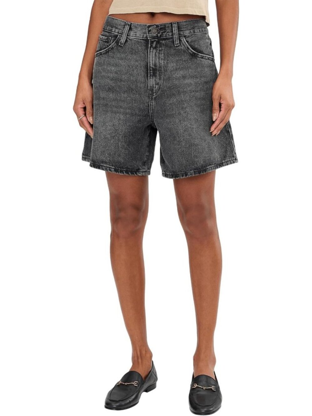 High-Waisted Baggy Denim Shorts for Women | Trendy Casual Summer Style